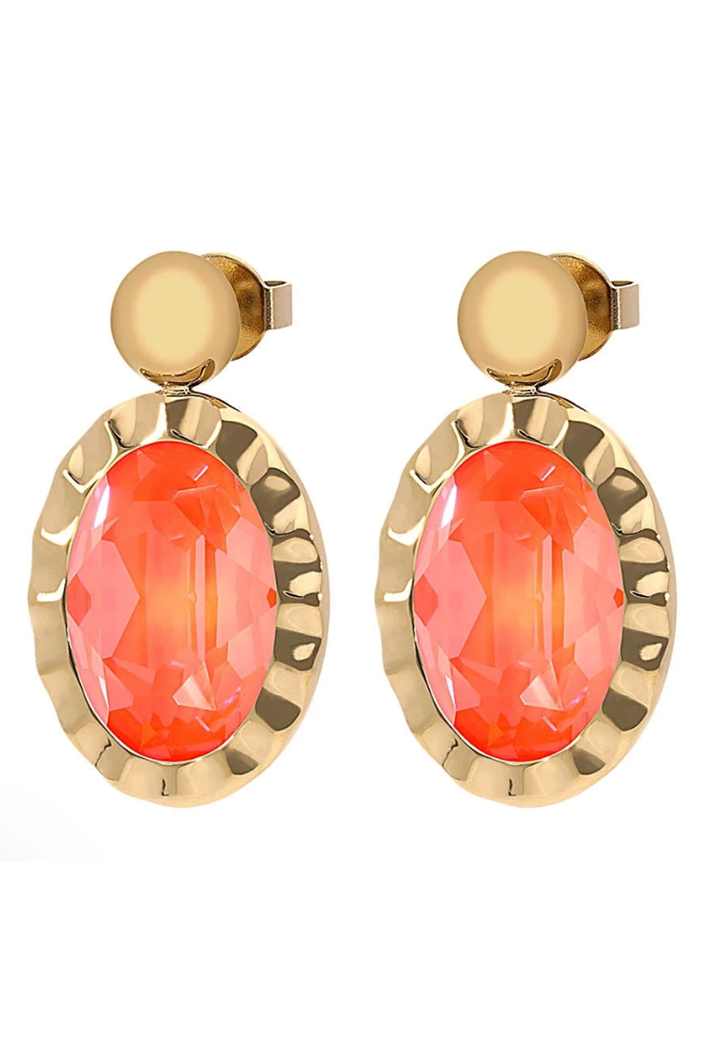 Qudo Tivola Earring - Orange Ignite