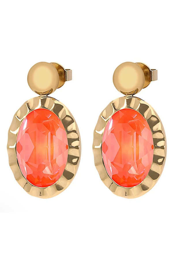 Qudo Tivola Earring - Orange Ignite