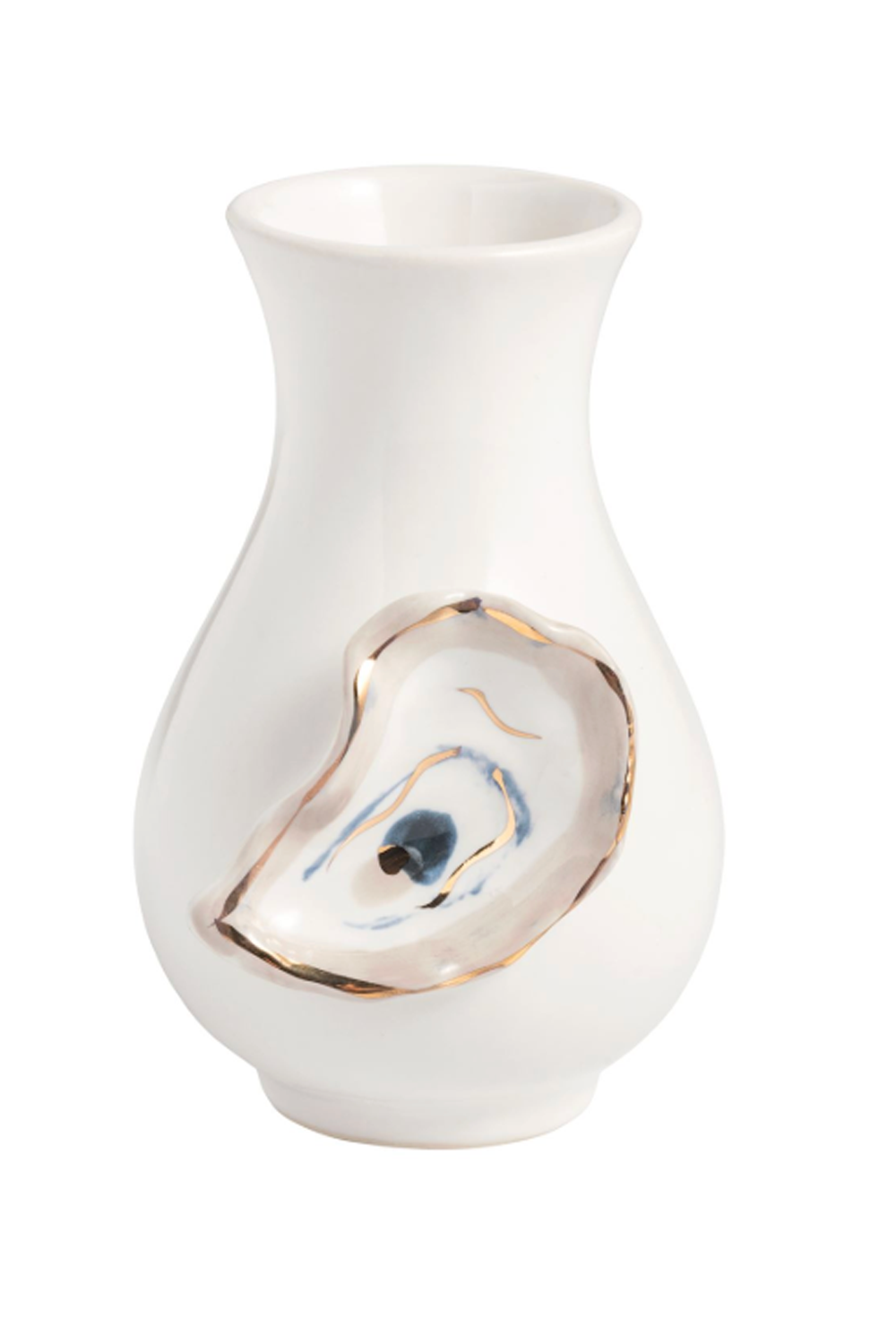 Oyster Shell Icon Bud Vase