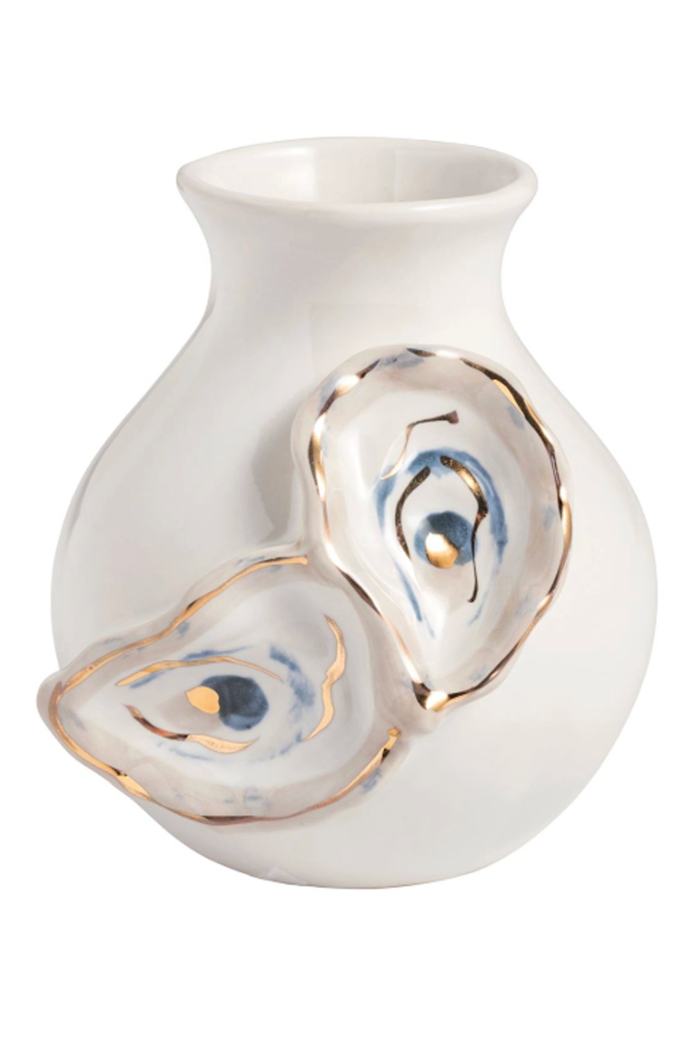 Oyster Shell Icon Bud Vase