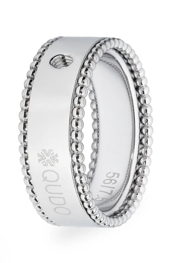 Qudo Interchangeable Ring - Punto Silver