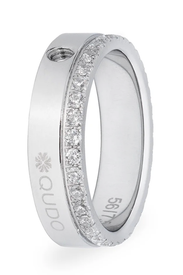 Qudo Interchangeable Ring - San Remo Silver