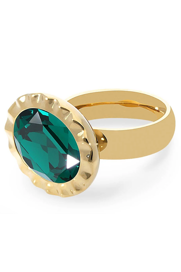 Qudo Tivola Unica Ring Big - Emerald