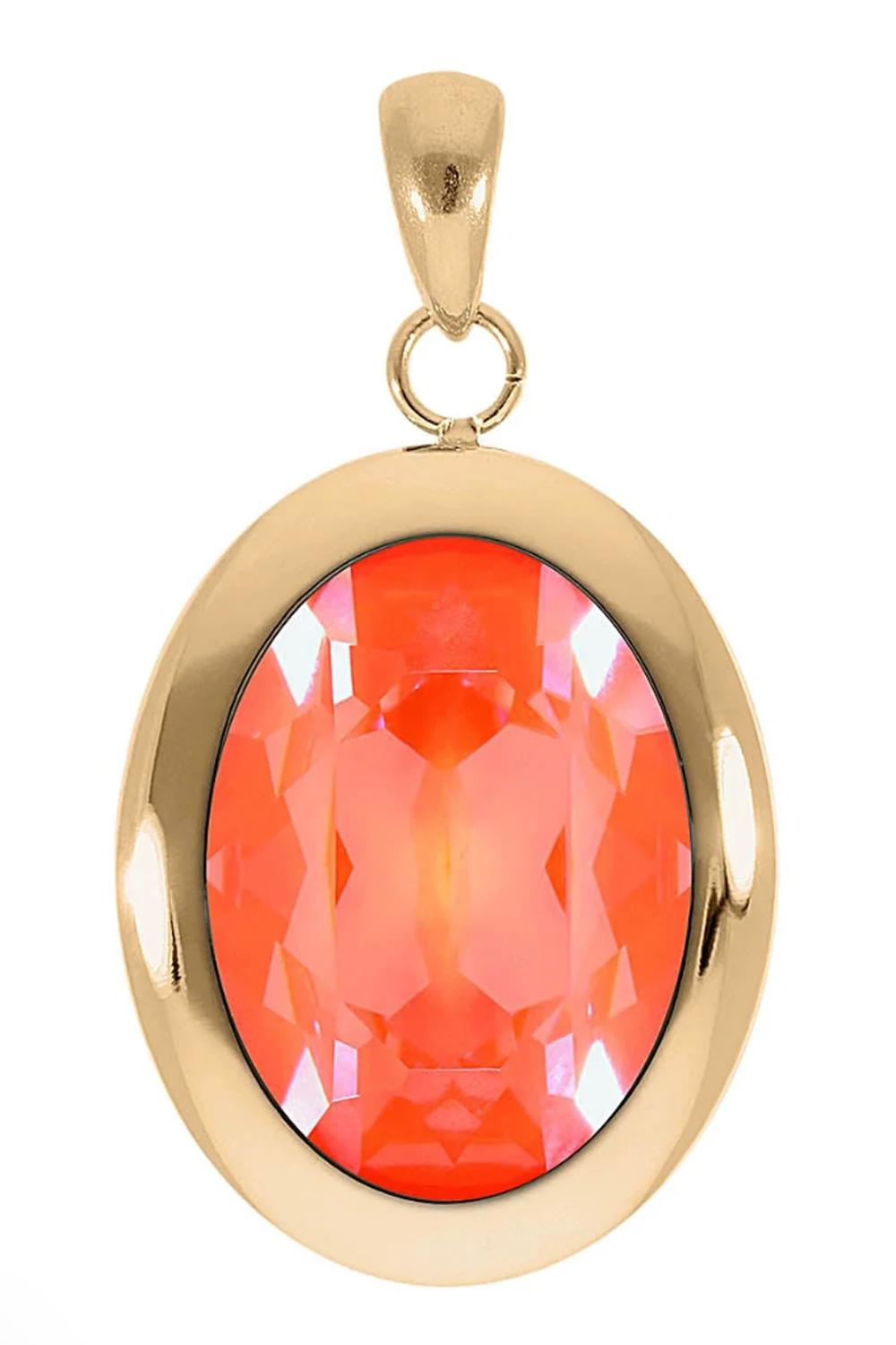 Qudo Tivola Pendant for Necklace - Orange Ignite