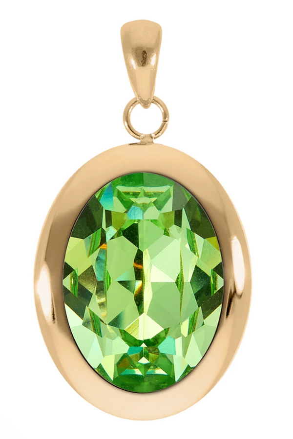 Qudo Tivola Pendant for Necklace - Peridot