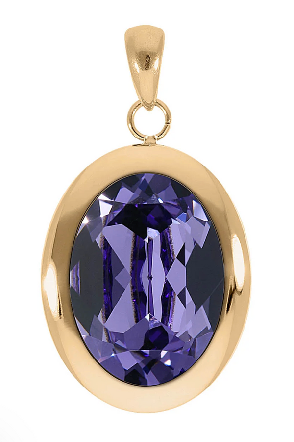 Qudo Tivola Pendant for Necklace - Tanzanite