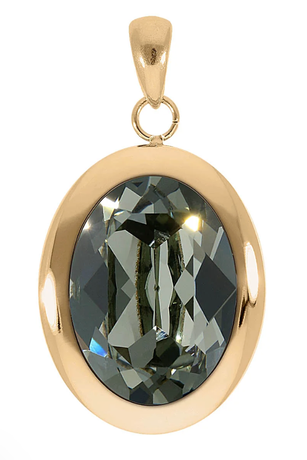 Qudo Tivola Pendant for Necklace - Black Diamond