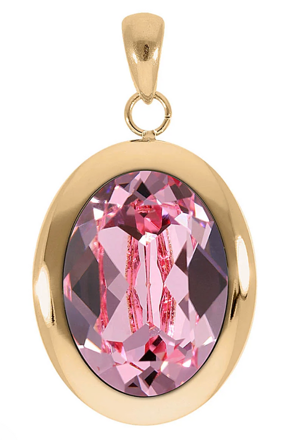 Qudo Tivola Pendant for Necklace - Light Rose