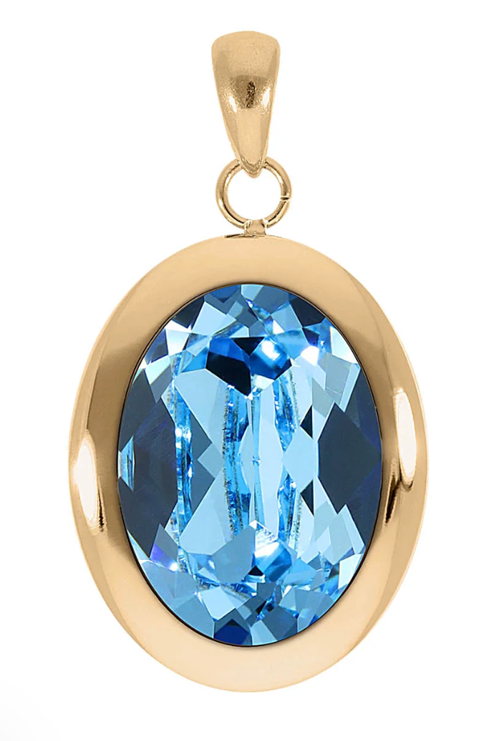 Qudo Tivola Pendant for Necklace - Aquamarine