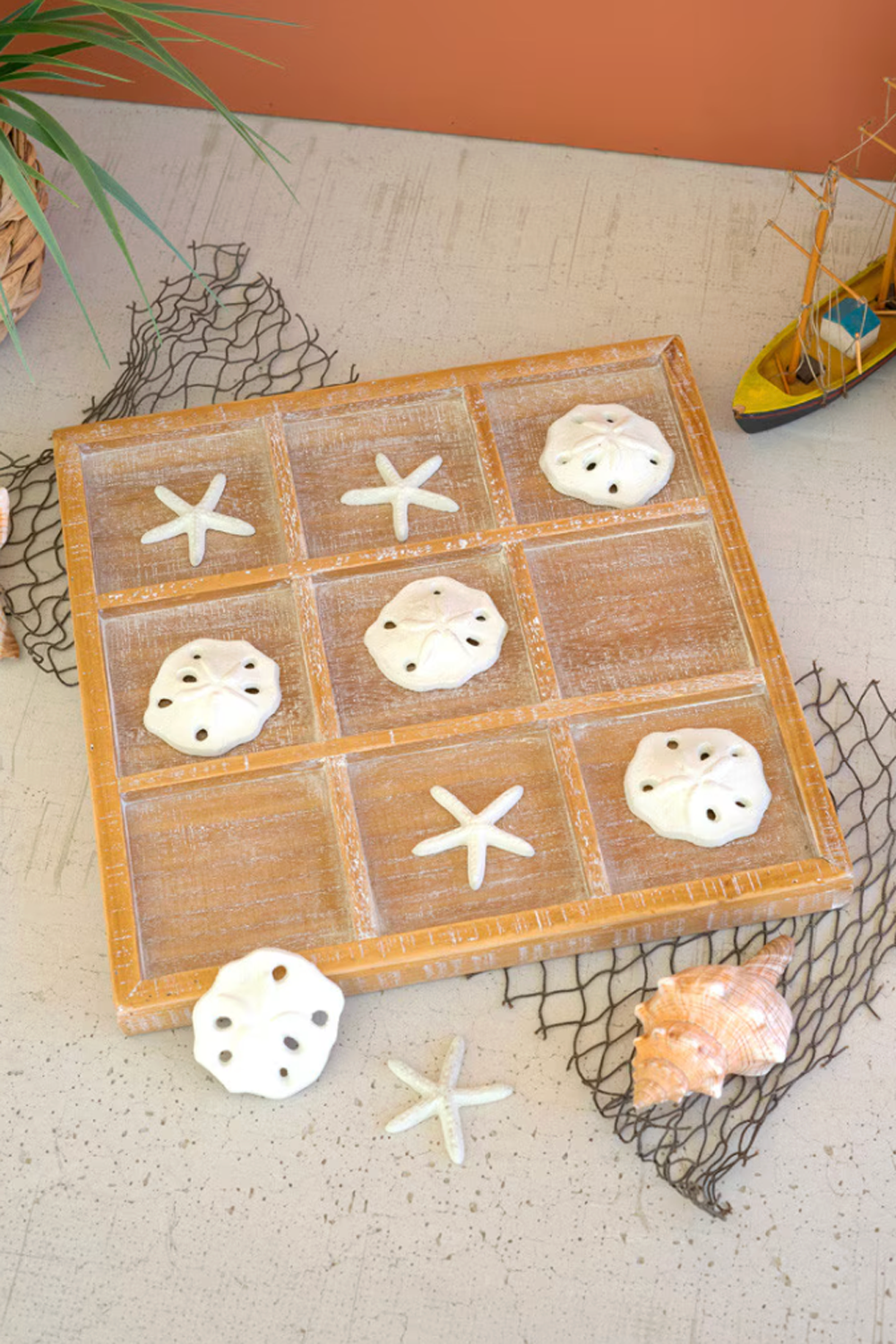 Seaside Tic-Tac-Toe Game