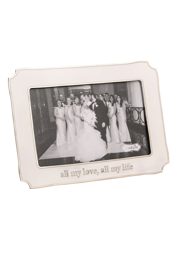 All My Love Enamel Frame
