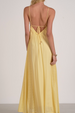 EL Summer Maxi Spagetti Strap Dress - Vanilla Yellow