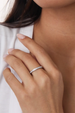 Jay Pave Ring - Silver