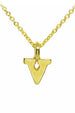 Plata Initial Necklace - Gold