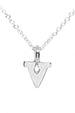 Plata Initial Necklace - Silver