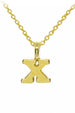 Plata Initial Necklace - Gold