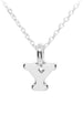 Plata Initial Necklace - Silver