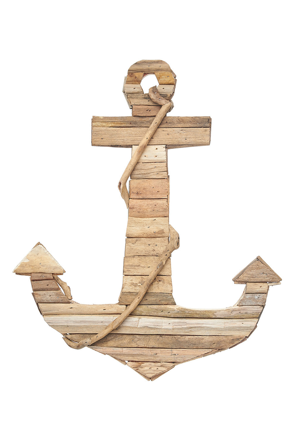 Driftwood Anchor Wall Decor