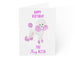 Rebecca Single Birthday Greeting Card - Fancy B