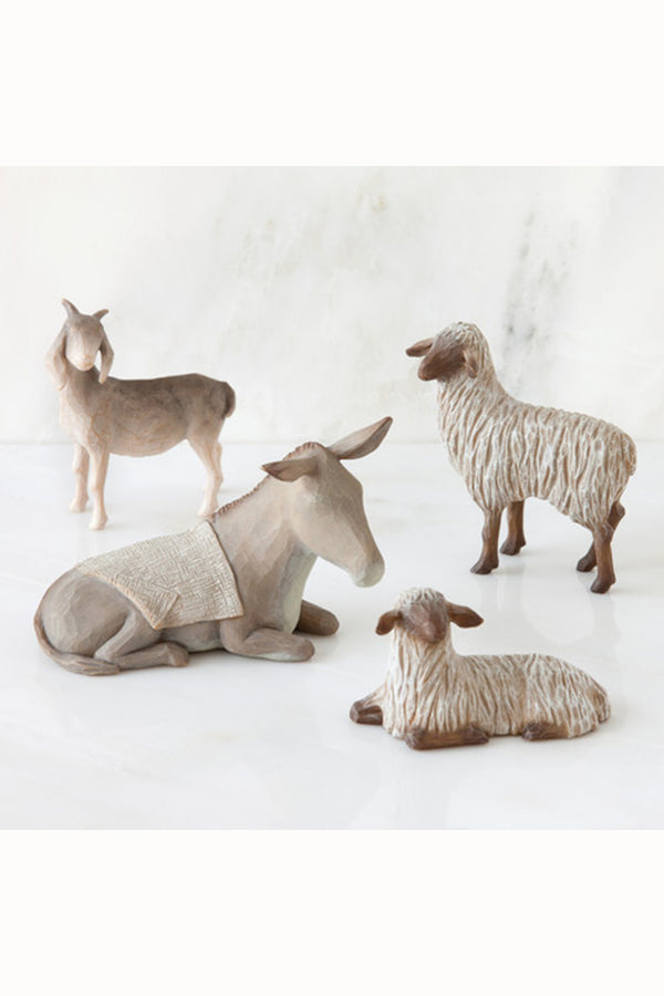 Willow Tree Figure - Sheltering Animals