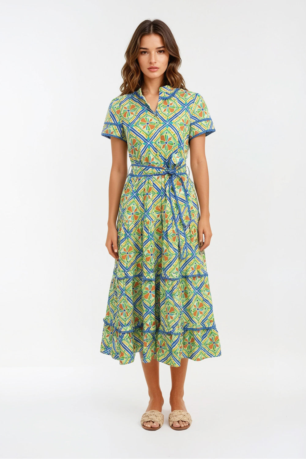 Sincerely Amalie Dress - Amalfi Bloom