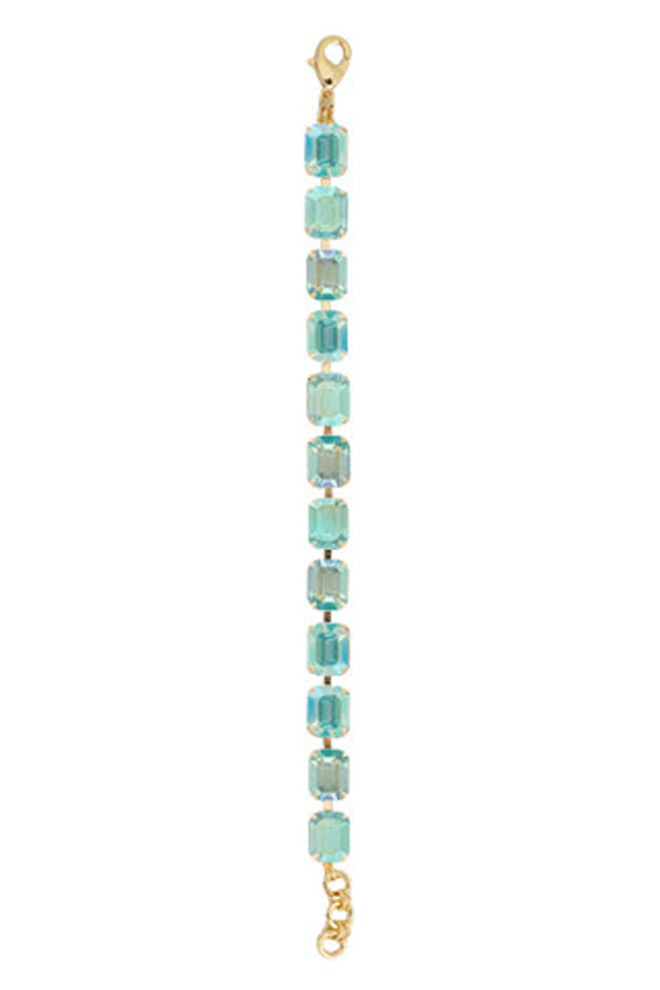 Octavia Repeating Tennis Bracelet - Aqua Aurora Borealis