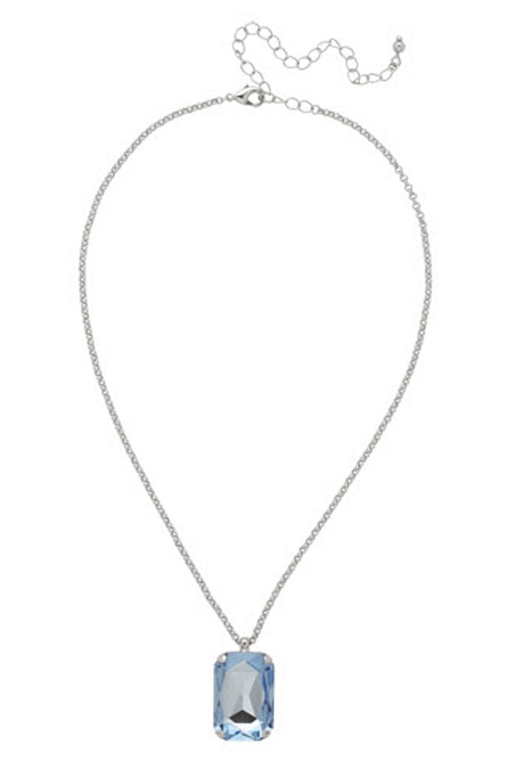 Viretta Pendant Necklace - Light Sapphire