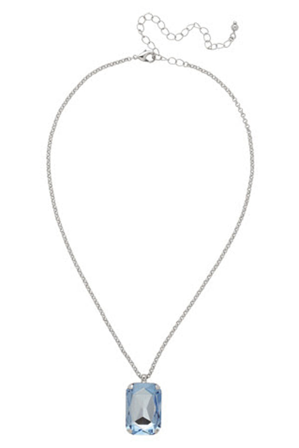 Viretta Pendant Necklace - Light Sapphire