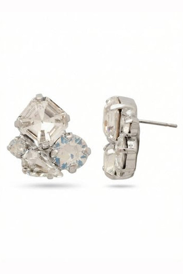 Anika Stud Earring - Crystal Lace