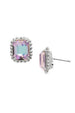 Octavia Scalloped Stud Earring - Vitrail Light