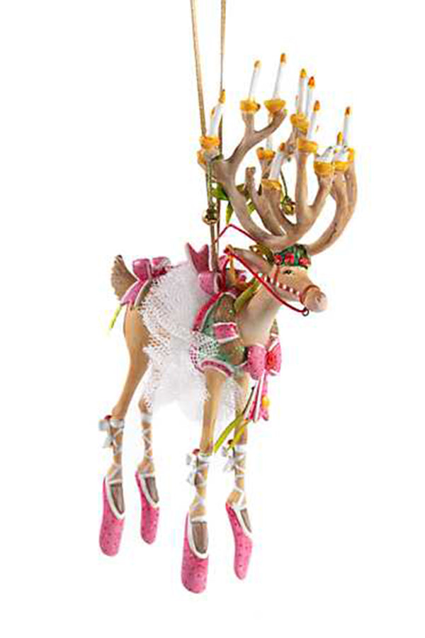 Mini Regular Reindeer Ornament - Dancer