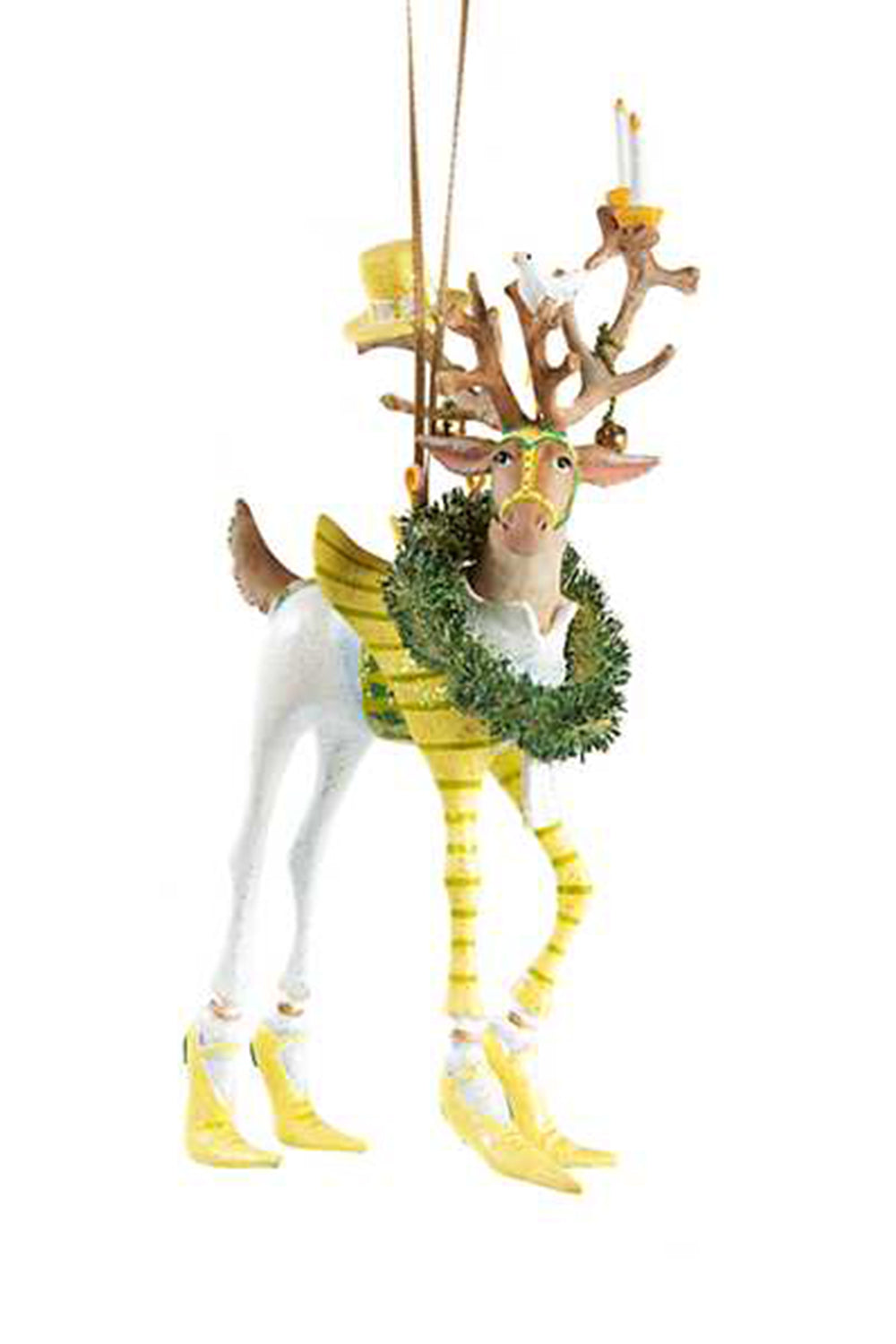 Mini Regular Reindeer Ornament - Prancer