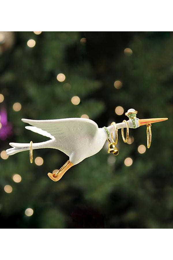 Mini 12 Days of Christmas Ornament - Golden Rings Goose