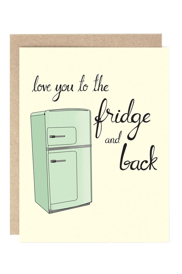 DG Valentine Greeting Card - To The Fridge