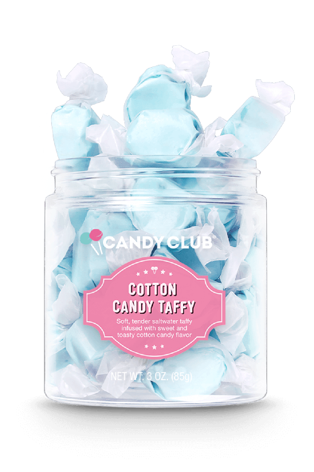 Candy Club Jar - Cotton Candy Taffy