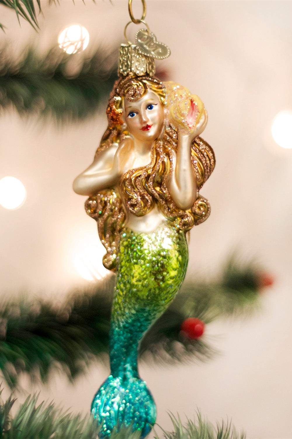 Glass Ornament - Mermaid