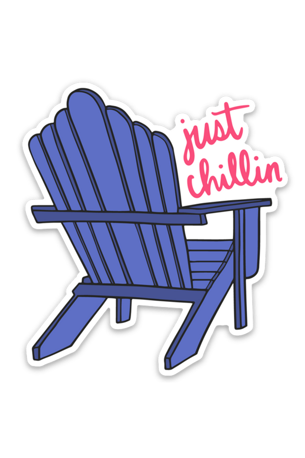 Trendy Sticker - Adirondack Just Chillin