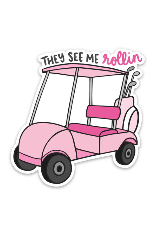 Trendy Sticker - Golf Cart