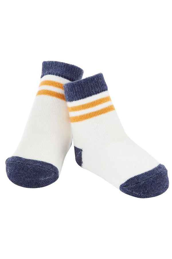 Baby Socks - Mustard Stripe