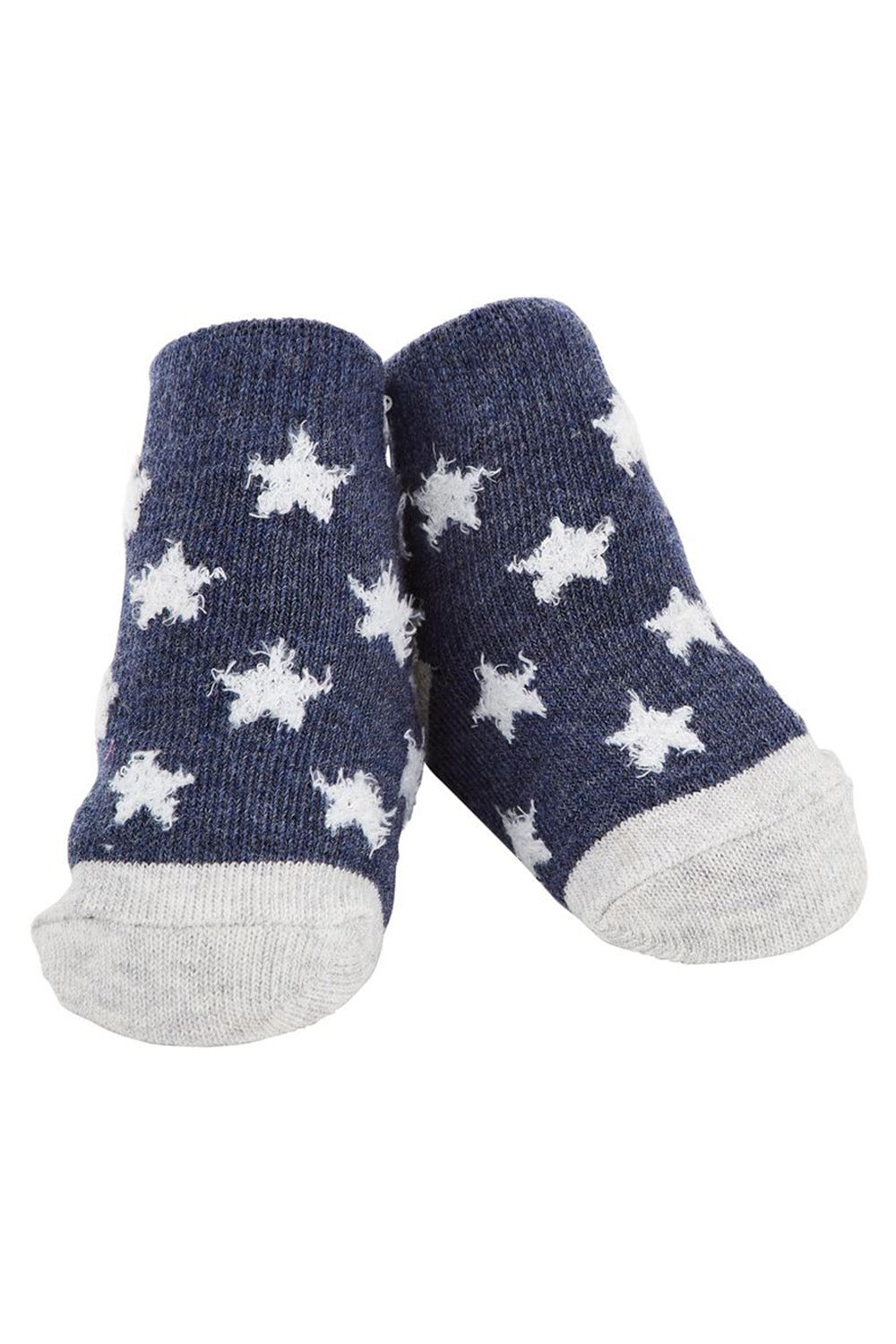 Baby Socks - Navy Chenille Star