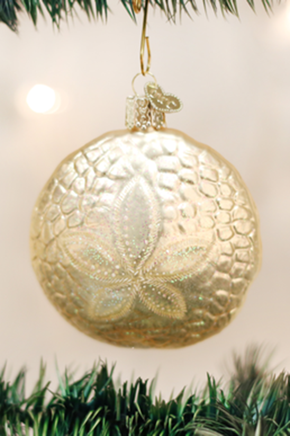 Glass Ornament - Sand Dollar