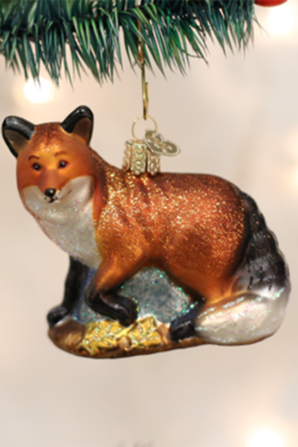 Glass Ornament - Red Fox