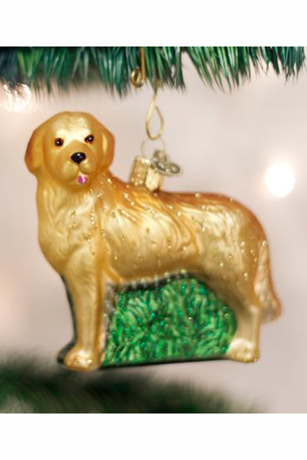 Glass Ornament - Golden Retriever