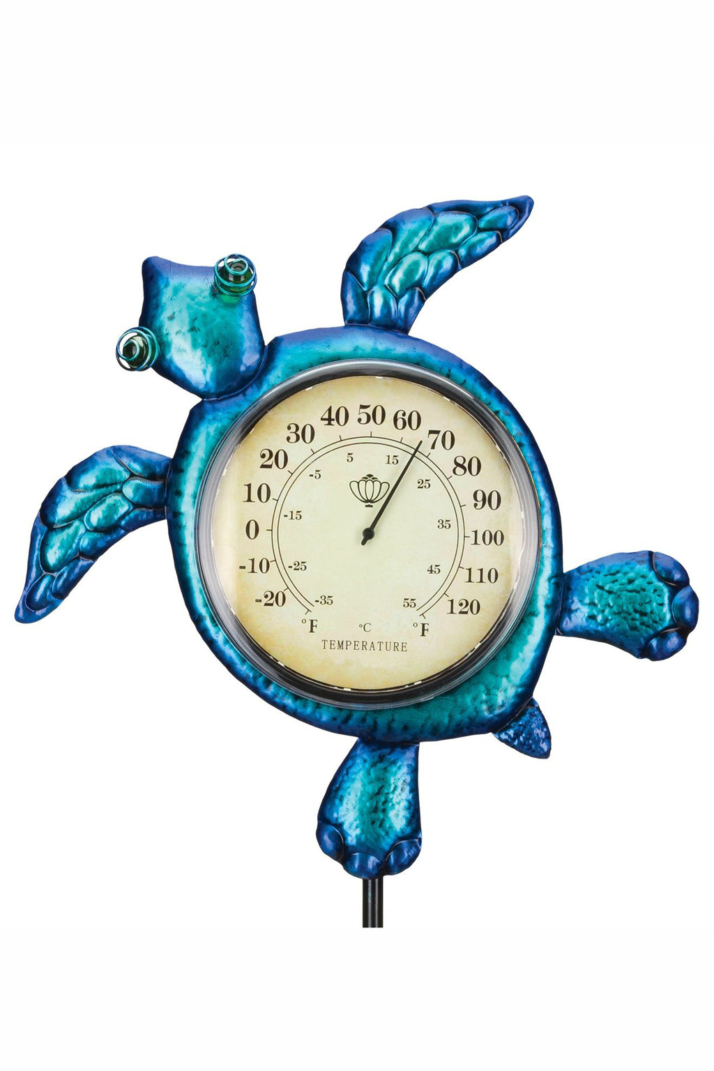 Thermometer Solar Stake - Sea Turtle