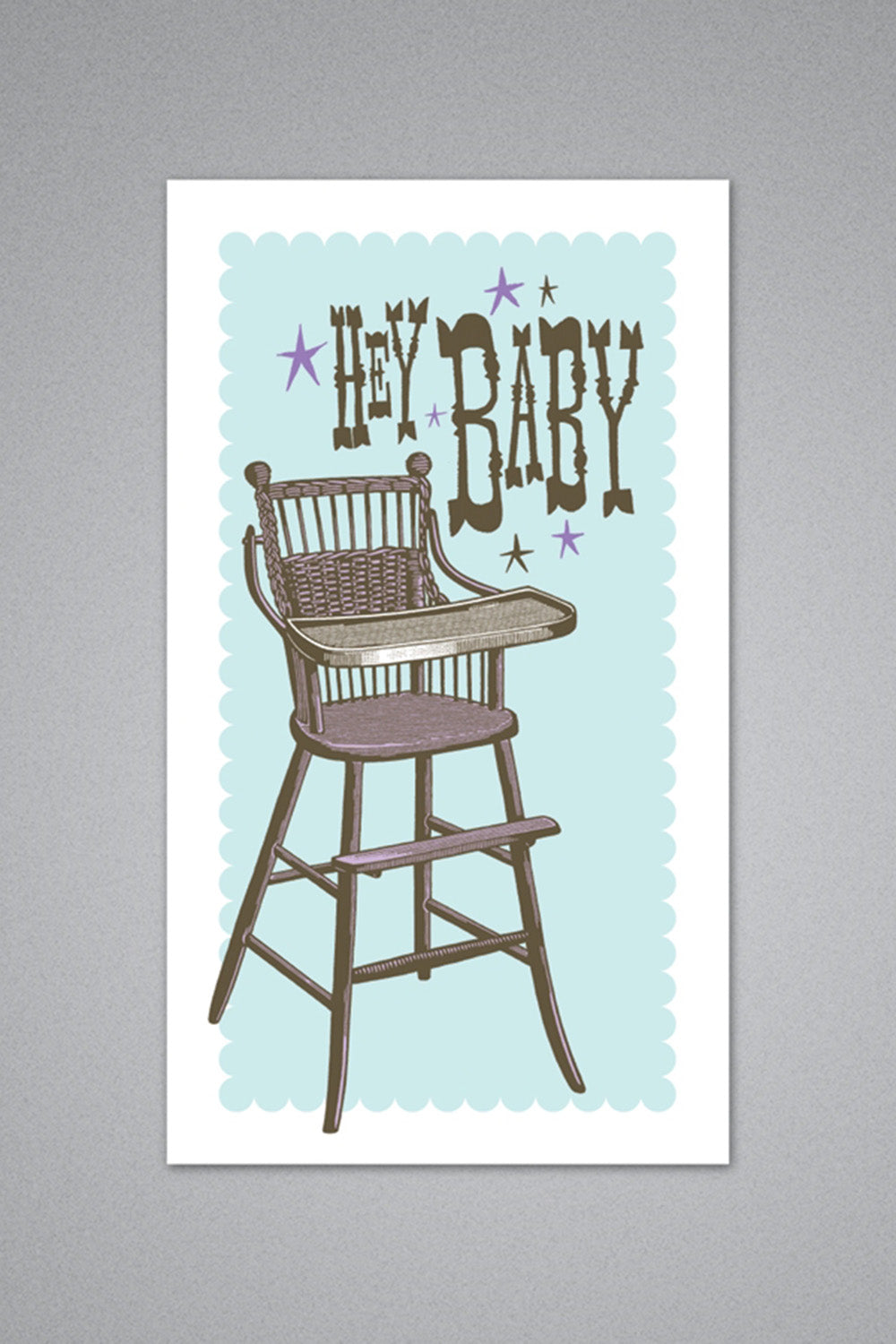 Mini Breathless Gift Enclosure Card - Hey Baby