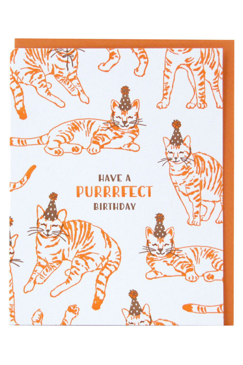 Smudgey Greeting Card - Party Cats