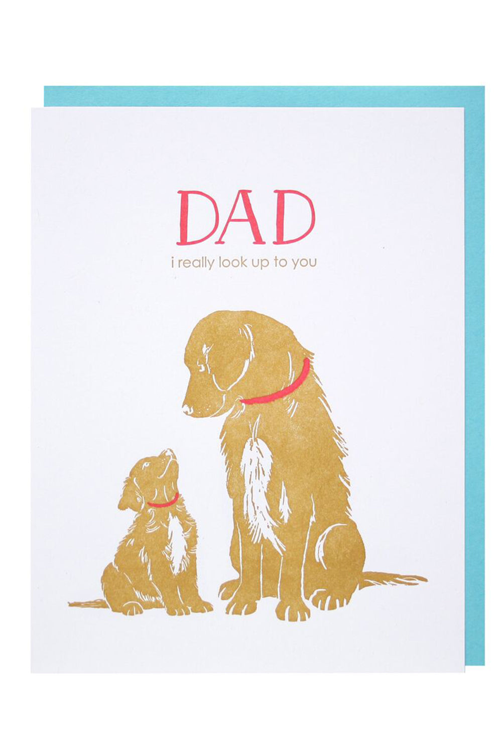 Smudgey Greeting Card - Father's Day Puppy's Love