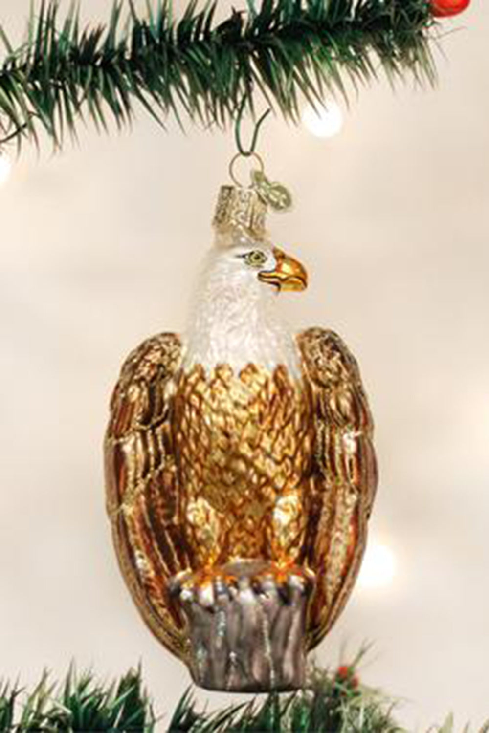 Glass Ornament - Bald Eagle