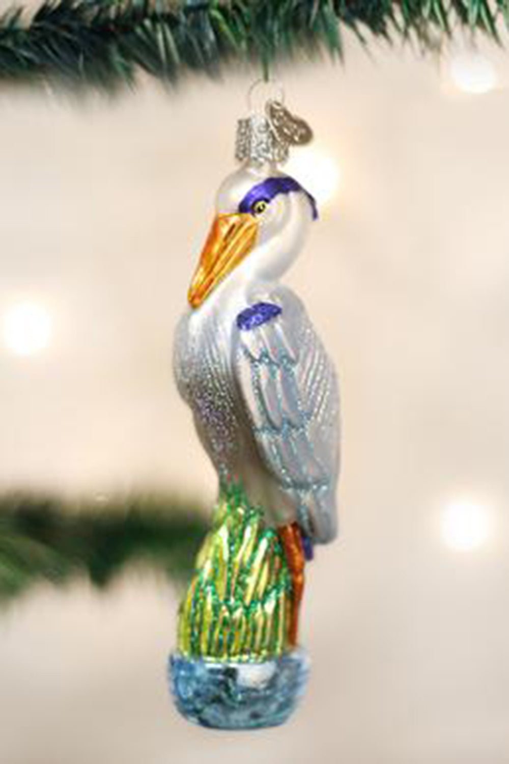 Glass Ornament - Great Blue Heron