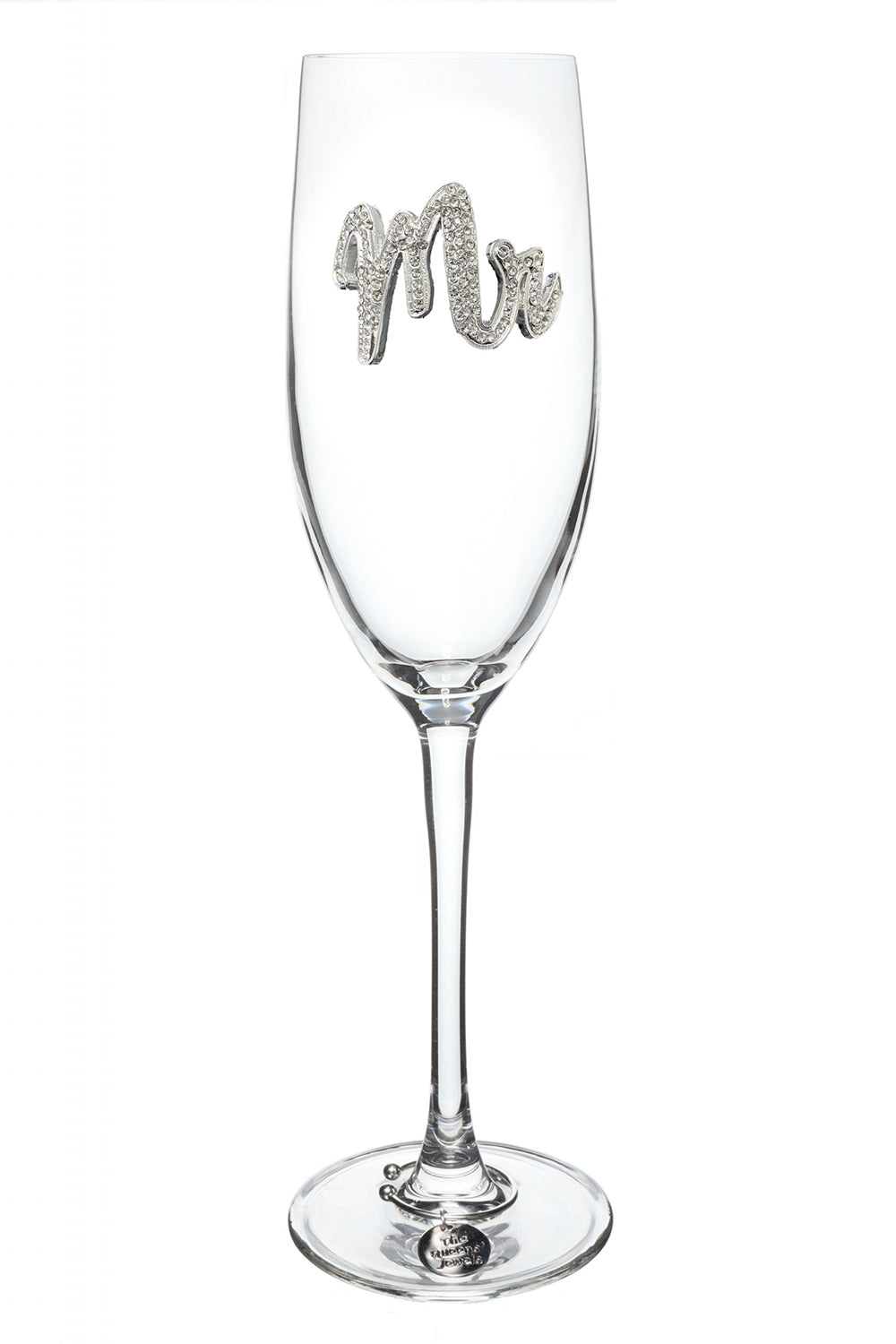 Jewel Champagne Flute Glass - Mr